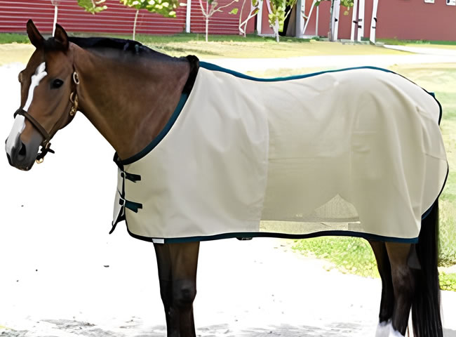 Fly mesh for horses insect protection