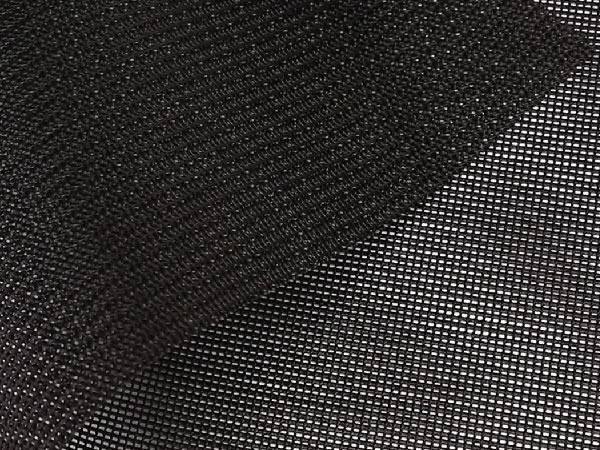 Fire Resistant AR Fiberglass Mesh Black Vinyl Coated